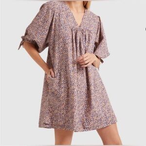 Mirth Belem Dress in Coastal Coral M